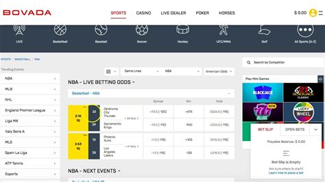 bovada live sports betting